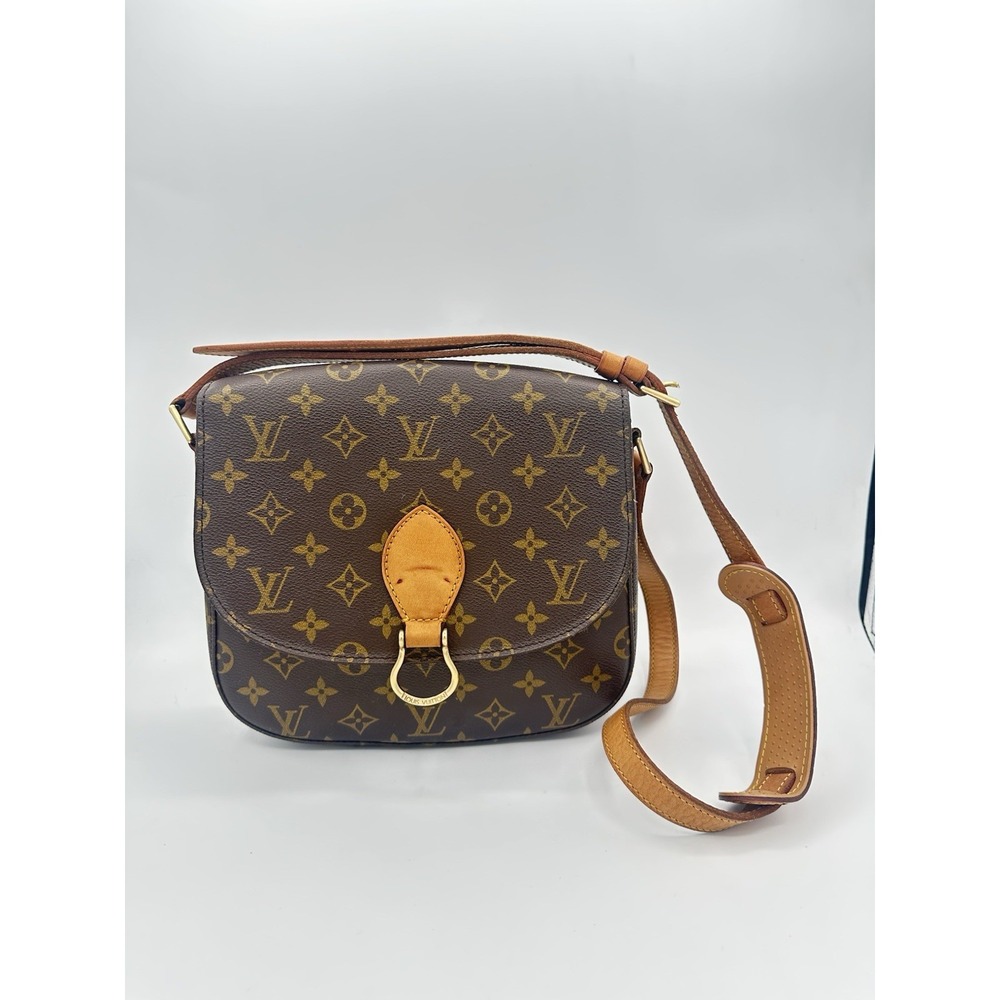Louis Vuitton Saint Cloud GM Monogram Crossbody  Bag Gold Hardware - Picture 3 of 14